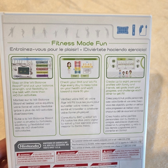 🌴3/$15🌴  Wii Fit (Nintendo Wii) - w/ Manual Video Game - Picture 2 of 6